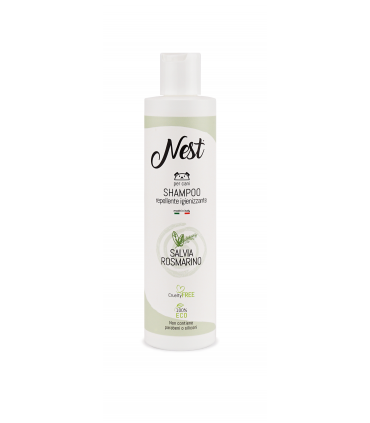 Puis Shampoo Cani Repellente Igienizzante, Salvia e Rosmarino  Ipoallergenico - 220ml